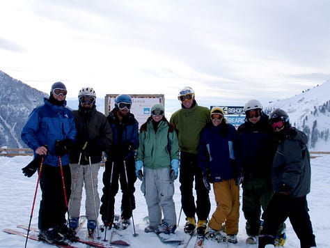 Skiing at Sundance Resort with Matt and the "Zoom Crew"