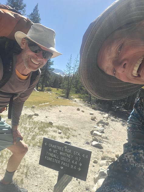 Tall granite mountains with paths leading to sights unknown