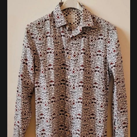 Vintage. Paul Smith. Leather. Wool. Ralph Lauren. Flowers. Sanderson. Yves Saint Laurent
