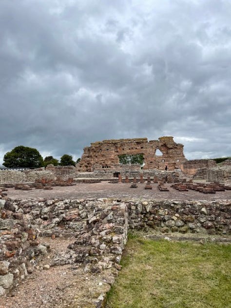 The centre of the Roman city of Wroxeter