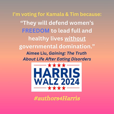 Stated Reasons to Vote for Kamala & Tim