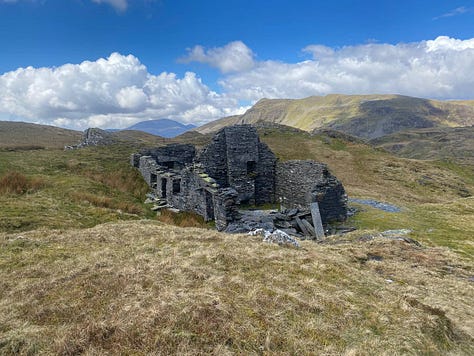 walking near Blaenau Ffestiniog in Snowdonia National Park