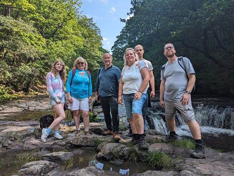 guided walk of the Brecon Beacons waterfalls