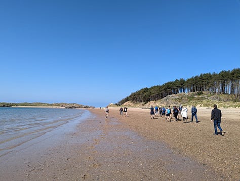 Walking on Anglesey newborough Warren and Ynys Llanddwyn