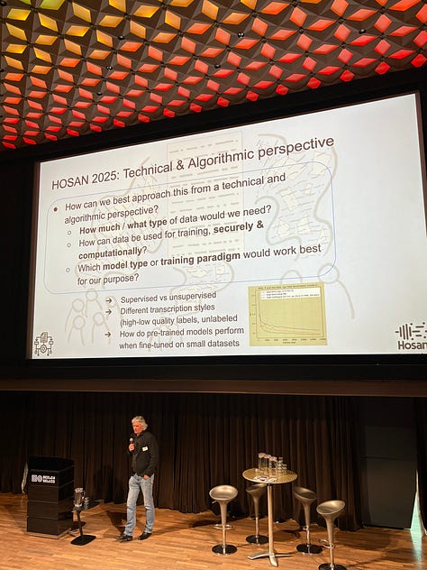 photos of speakers and panelists at Dutch Speech Tech Day