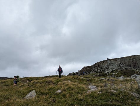 guided hike in the carneddau in snowdonia national park