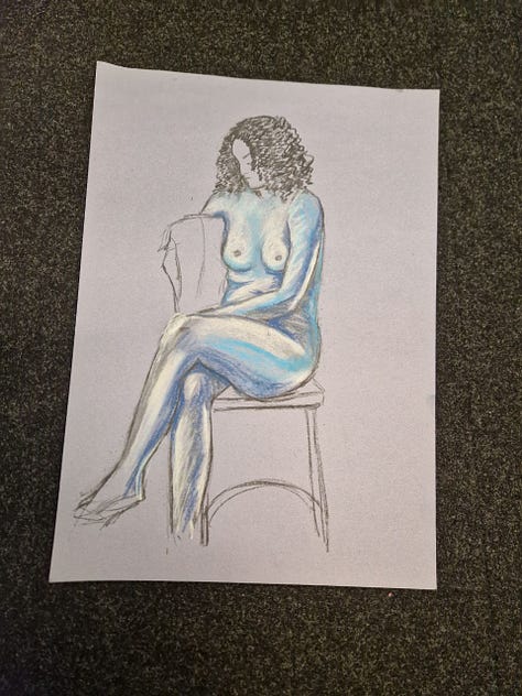 life drawings from aberdare cardiff life models