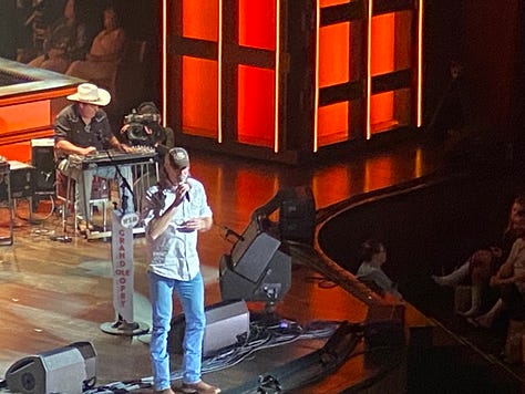 Grand Ole Opry performers: (from left) Darryl Worley, Riders in the Sky, The Isaacs.