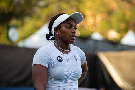 Sloane Stephens; Marta Kostyuk; Katie Volynets