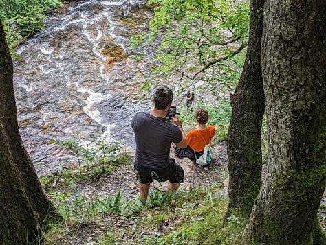 guided walk of the Brecon Beacons waterfalls