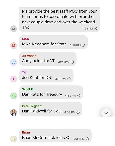 Signal group chat