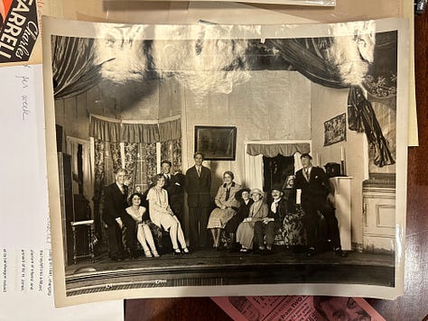 Top left: The Red Mill Museum in Clinton NJ; Middle: Doug Martin, long-time Hunterdon County resident; Right: Players pose on stage at the old Music Hall of Clinton; Middle left; Checks from the now defunct Clinton National Bank; Middle: Hank Bonnell, restoring the Bonnell Tavern; Right: Eldon Alan, long time Hunterdon County resident; Bottom Left: Gina Sampaio, Director of the Red Mill Museum; Middle: portraits from a book belonging to the Clinton Historical Society; Right: Historic artifacts from Doug Martin's residence 