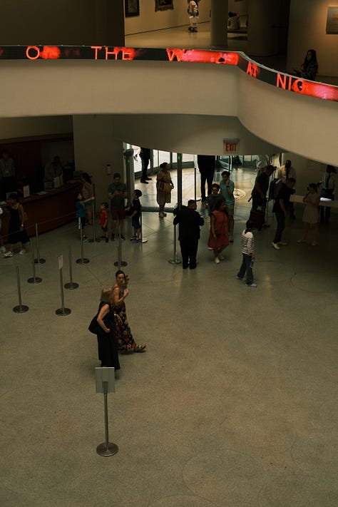 An afternoon at the Guggenheim art museum photographs by food and travel writer Courtney Jill Bishop.