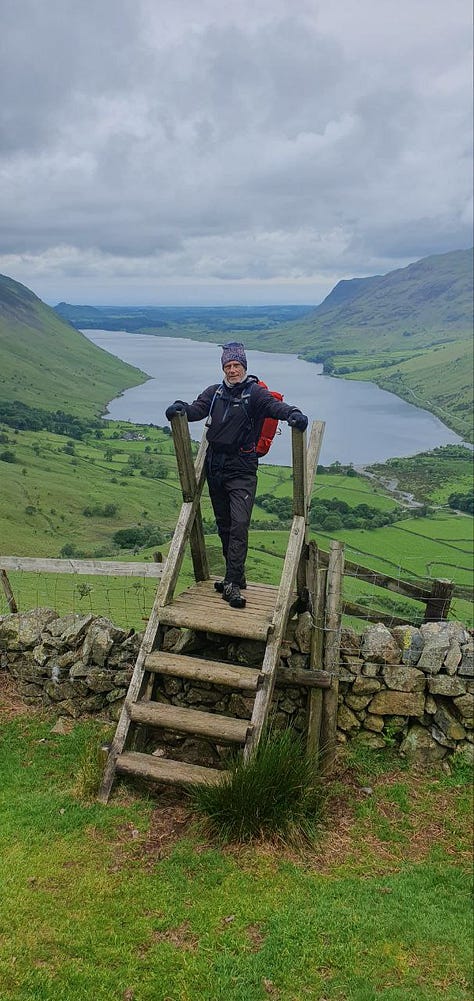 hikers on scafell pike