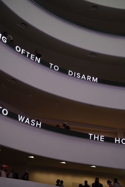 Fujifilm photos of the Guggenheim art museum in New York City by food and travel writer Courtney Jill Bishop.