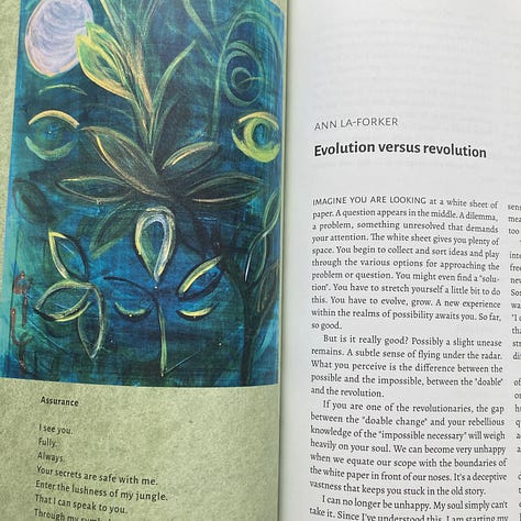 The images show pages from the print edition of Unpsychology Magazine's 10th issue, EDGES. They include the front and back cover and various illustrated pages from the publication