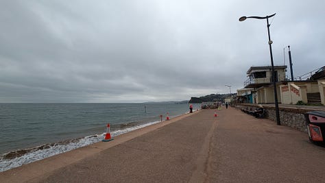 The parkrun route at Teignmouth