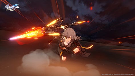 Screenshots provided by Hoyoverse with actual gameplay an cinematics of Honkai: Star Rail