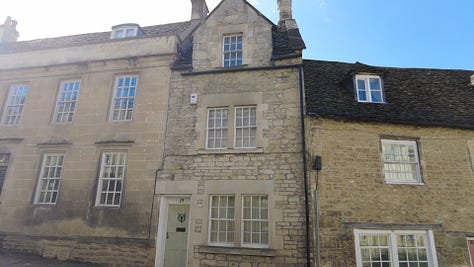 The Narrow House and The Old House, Silver Street, Bradford on Avon, Wiltshire.