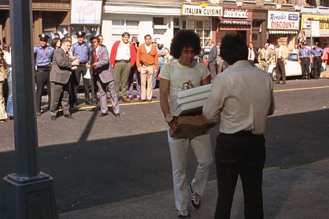 Pizza Delivery in Dog Day Afternoon 1975 | Film Flavor: A Newsletter Surveying Food in Film