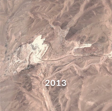 Evolution of the Atacama Desert Clothing Dump: Satellite Photos from 2013 through 2023