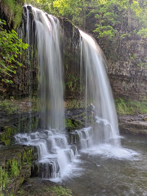 waterfall walk in the brecon beacons