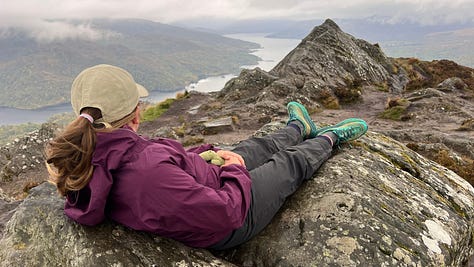 Morning on the summit of Ben A'an!