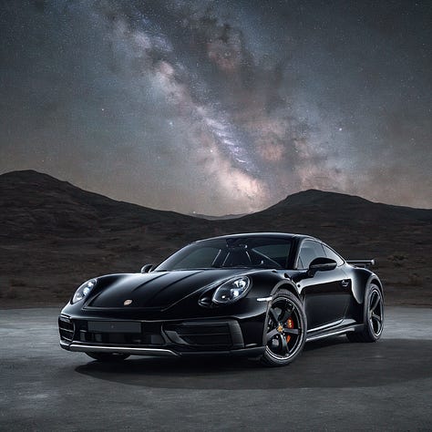 AI generated Porsche photos