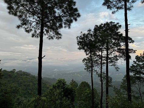 As light fades over India’s Himalayas from NAAR