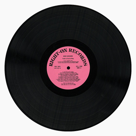 Nikki Giovanni, Truth Is On Its Way, The New York Community Choir under the direction of Benny Diggs, (Vinyl/LP), RRO 5001, Right-On Records, 1971
