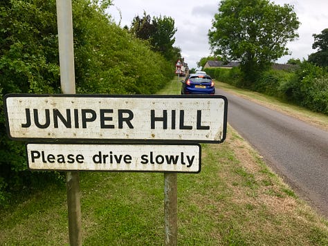 Cottages in hamlet of Juniper Hill