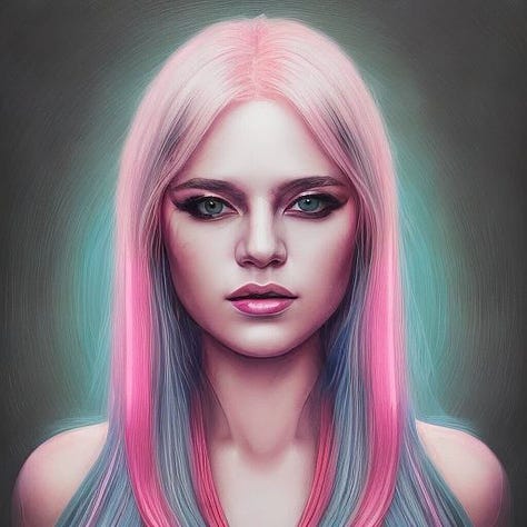 Lensa AI generated "magic avatars" of Crystal King