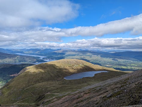 hikers on ben nevis