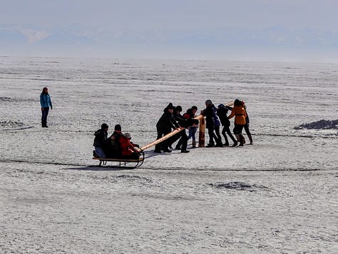 Winter activities on Baikal