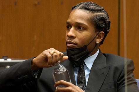 photos of A$AP Rocky, Judge Villar and Joe Tacopina