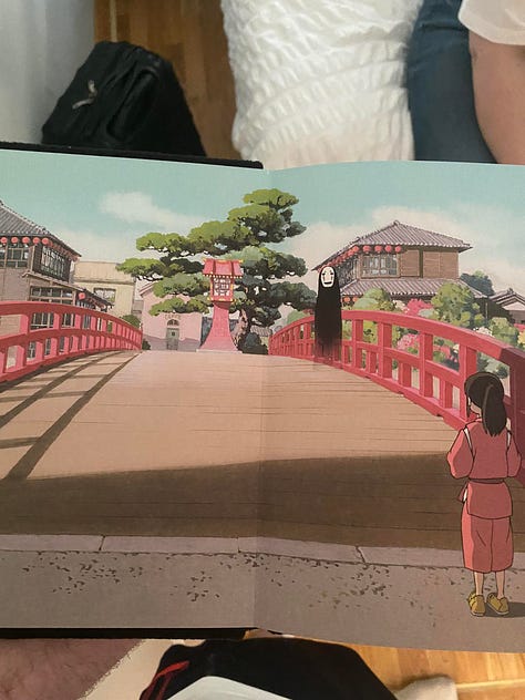 Pictures of a Spirited Away notepad