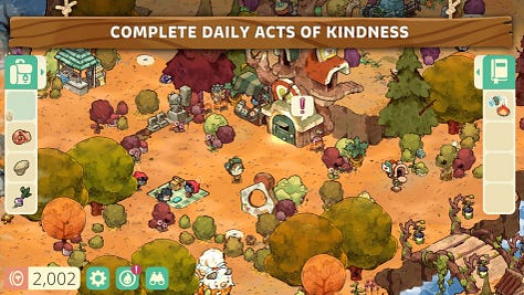 screengrab of cozy grove
