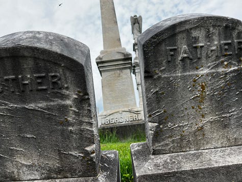 late 19th century graves, monuments, and graveyard structures