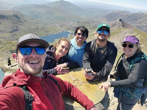 snowdon hike via the rangers path