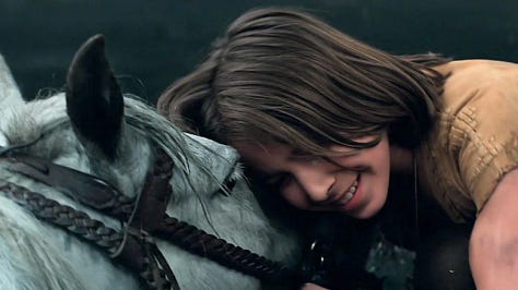 A Warrior Boy and His White Horse, The NeverEnding Story (1984)