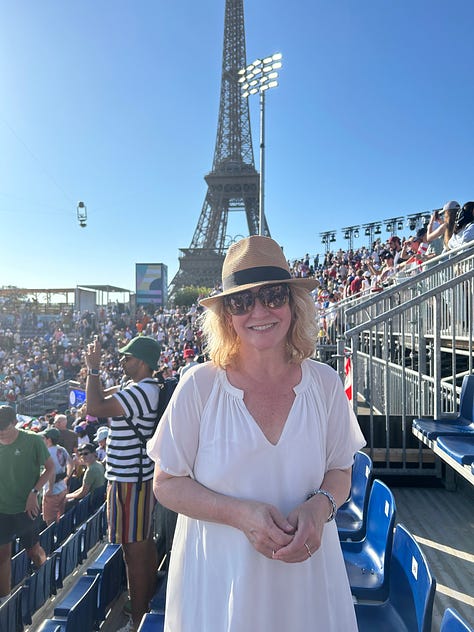 The Eiffel Tower becomes a sports stadium for Beach Volleyball at the Paris Olympics 2024