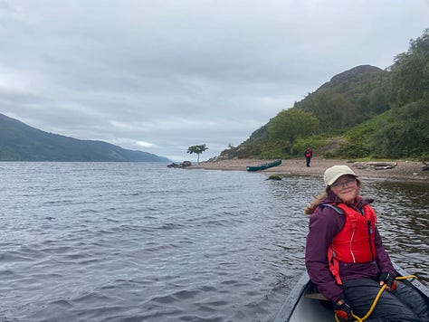 The Joshua Tree. One of the only places you can camp (or stop) on the southern end of Loch Ness