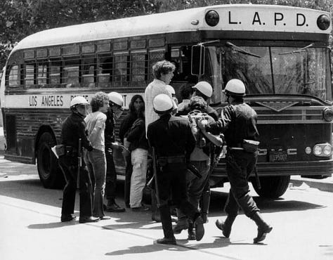 Bill Walton Protesting the US Invasion of Vietnam and Being Arrested by the LAPD at the Height of his College Career