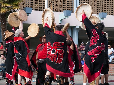 Dancers and drummers