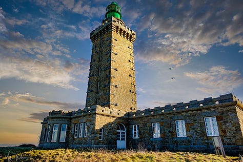 The two lighthouses of Cap Frehel