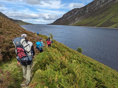 guided hike in the carneddau in snowdonia national park