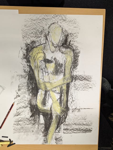 life drawings of male model in wales, aberdare, cardiff