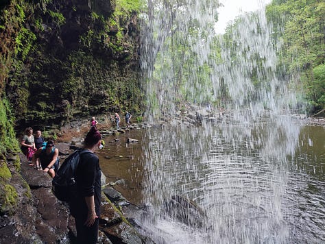 waterfall walk in the brecon beacons