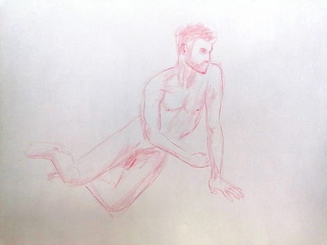 nude model life drawing