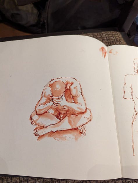 nude male life drawing cardiff 